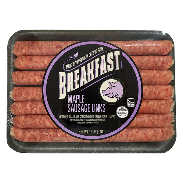 USDA Maple Breakfast Sausage Links 12 oz