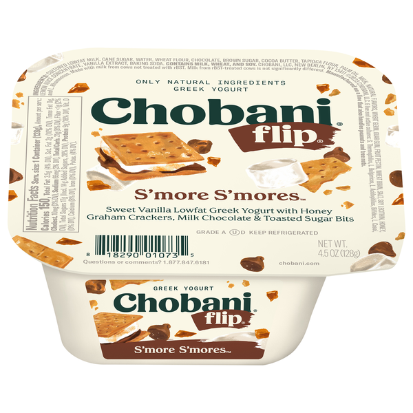 Chobani Flip S'more S'mores Greek Yogurt Cup 4.5 oz