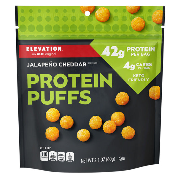 Elevation Jalapeno Cheddar Protein Puffs 2.1 oz
