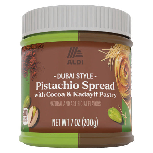 Dubai Style Pistachio Spread with Cocoa & Kadayif Pastry