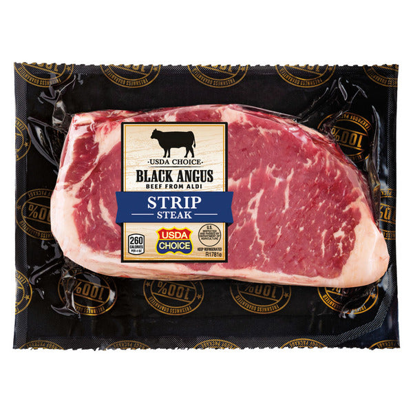 USDA Choice Black Angus Strip Steak, 0.8 lb