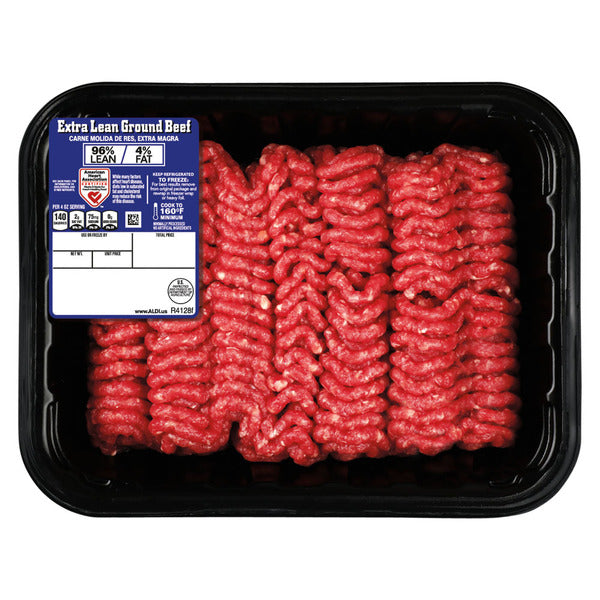 USDA Extra Lean Ground Beef 96% Lean 4% Fat,  1.0 lb