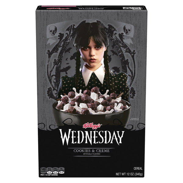 Kellogg's Wednesday Cookies & Creme Breakfast Cereal 12 oz