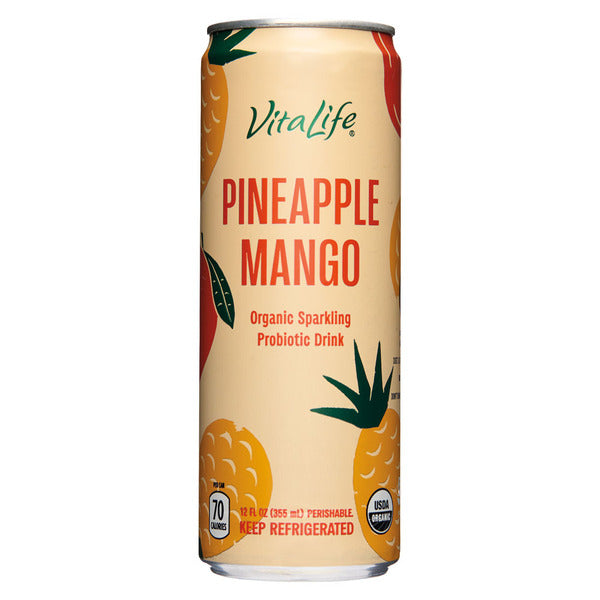 Vitalife Pineapple Mango Probiotic Spritzer 12 fl oz