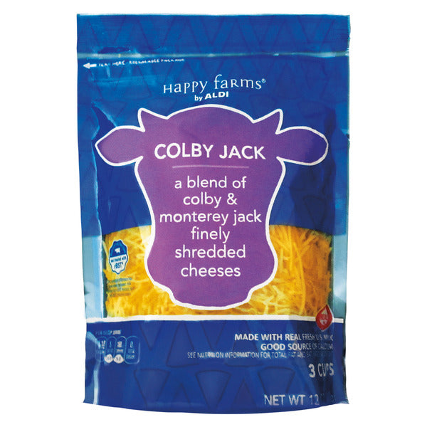Happy Farms Shredded Colby Jack Cheese 12 oz