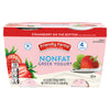 Friendly Farms Strawberry on the Bottom Nonfat Greek Yogurt - 4 Pack 5.3 oz