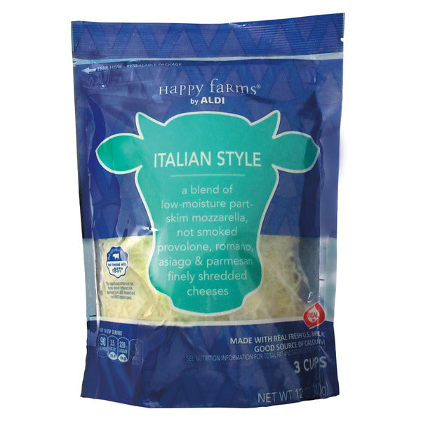 Happy Farms Shredded Italian Blend Cheese 12 oz