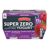 Friendly Farms Mixed Berry Super Zero Nonfat Greek Yogurt - 4 Cups 5.3 oz