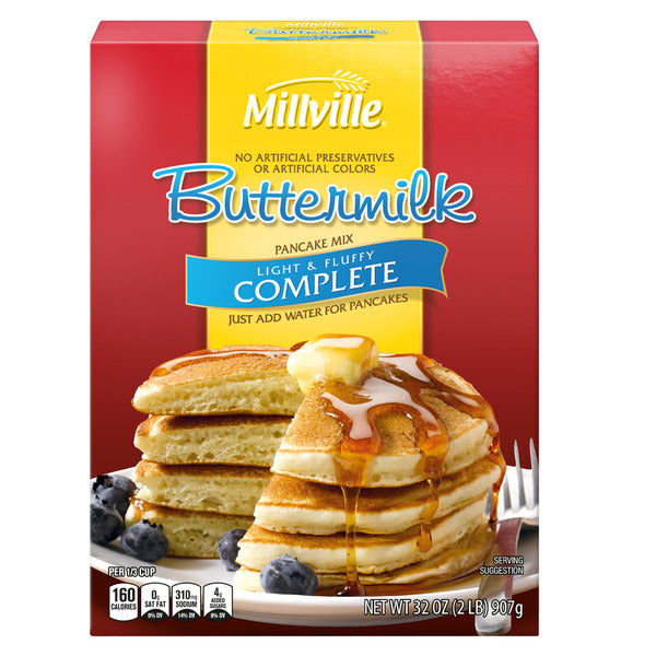 Millville Complete Buttermilk Pancake & Waffle Mix 32 oz