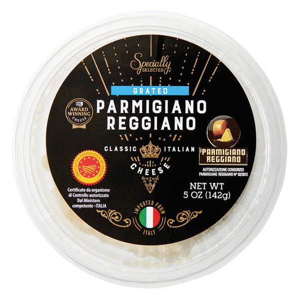 Specially Selected Grated Parmigiano Reggiano Cheese 5 oz