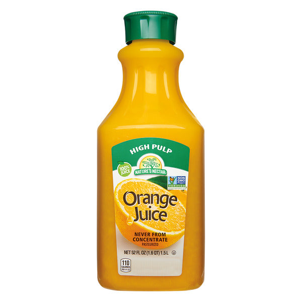 Nature's Nectar Orange Juice with Pulp 52 fl oz