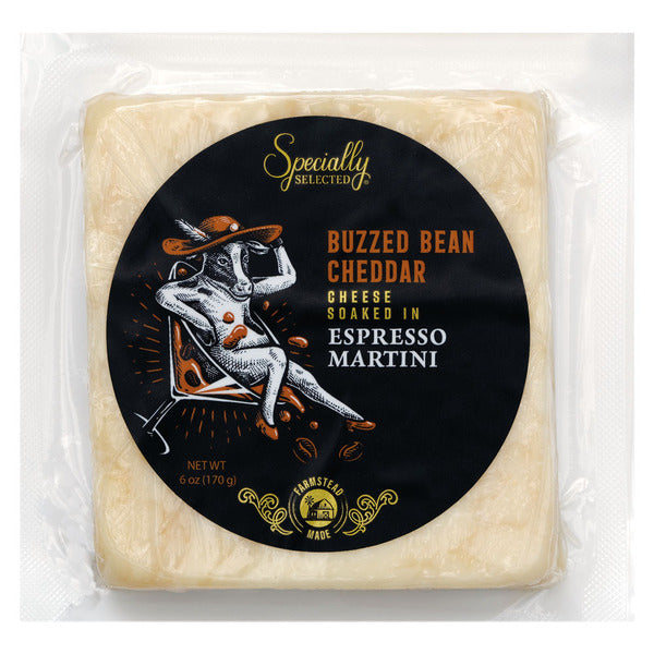 Specially Selected Buzzed Bean Cheddar Cheese 6 oz