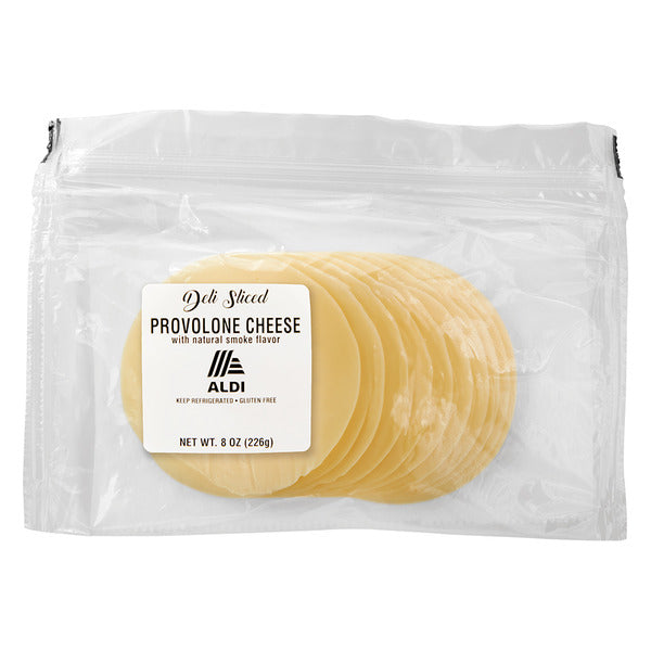 Smoked Provolone Grab & Go Deli Sliced Cheese 8 oz