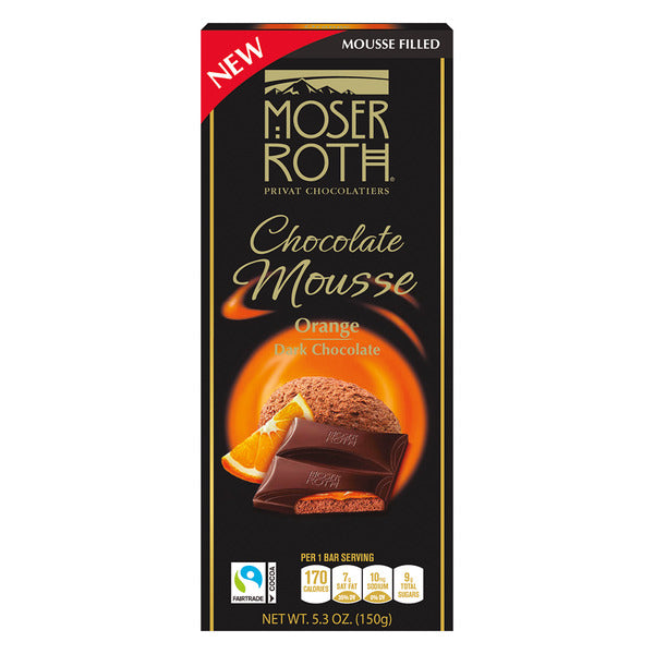 Moser Roth Dark Chocolate Mousse with Orange 5.291 oz