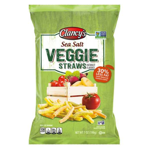 Clancy's Sea Salt Veggie Straws 7 oz
