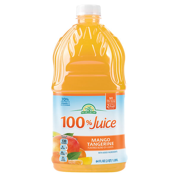 Nature's Nectar 100% Mango Tangerine Juice 64 fl oz