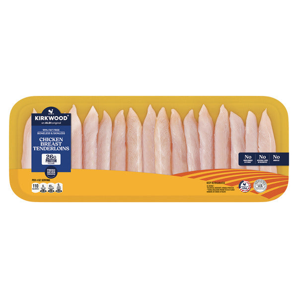 Kirkwood Boneless Skinless Chicken Breast Tenderloins, per lb About 1.8 lb