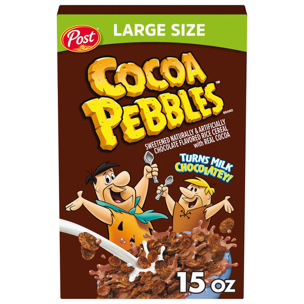 Post Cocoa Pebbles Cereal 15 oz