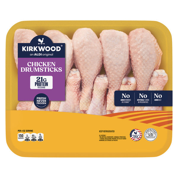 Kirkwood Chicken Drumsticks, per lb About 3.48 lb