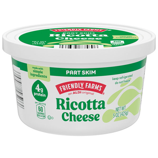 Friendly Farms Part Skim Ricotta Cheese 15 oz