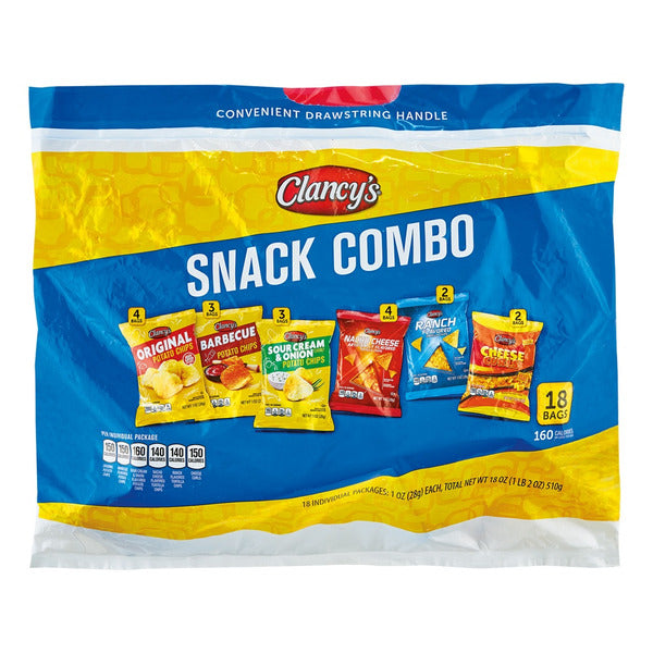 Clancy's Snack Combo Pack 18 ct