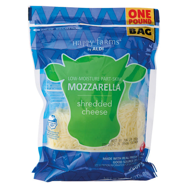 Happy Farms Shredded Mozzarella Cheese 16 oz