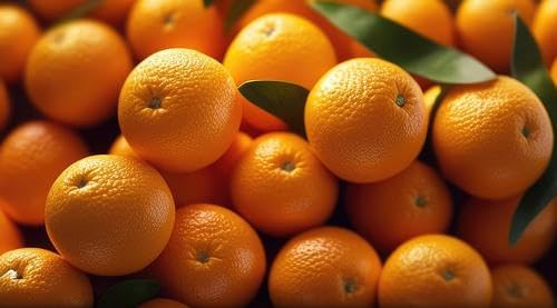 Orange fruits fresh hand picked from orchard naturally grown farm produce (4 lb) - RawJoy