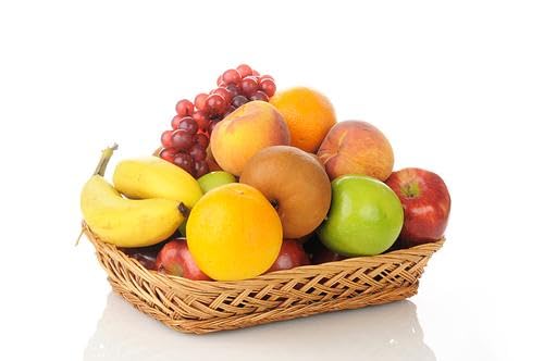 RawJoy Fresh Fruit Basket Gift, Assorted Seasonal Fruit, Anniversary Present or Housewarming Gift, Medium
