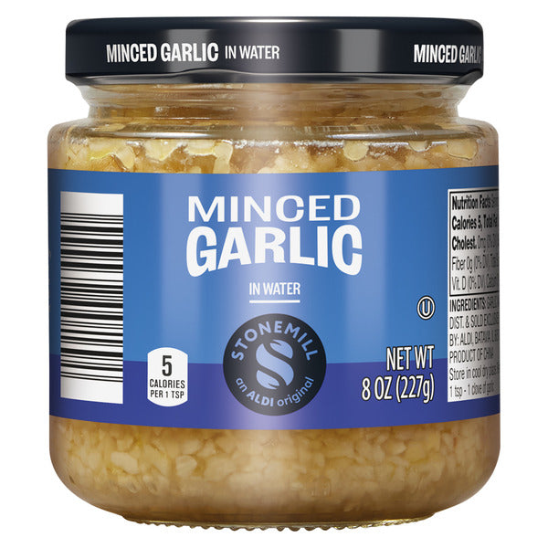 Stonemill Minced Garlic in Water 8 oz