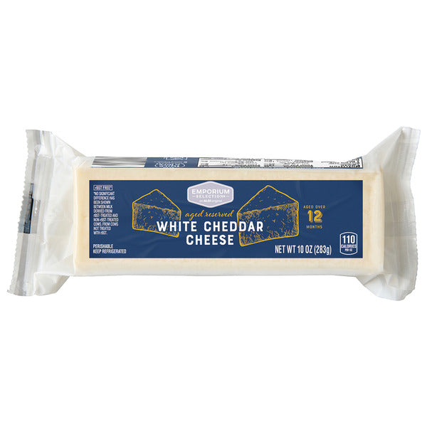 Emporium Selection Aged Reserve White Cheddar Cheese 10 oz