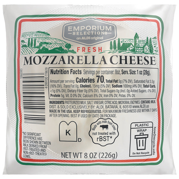 Emporium Selection Fresh Mozzarella Ball 8 oz