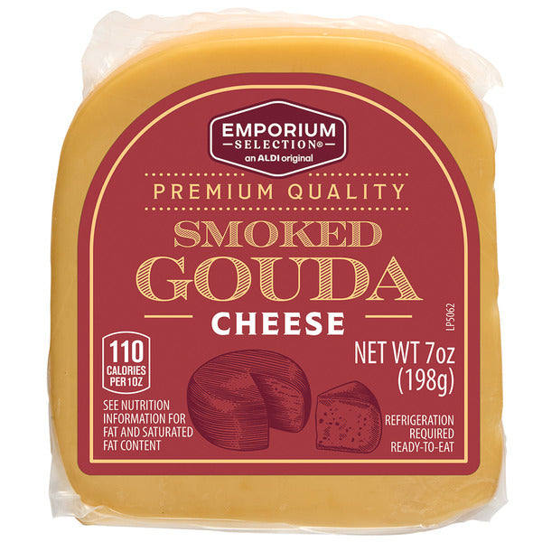 Emporium Selection Smoked Gouda Cheese Wedge 7 oz