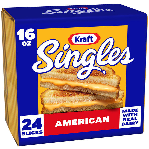Kraft American Cheese Singles, 24 count 24 ct
