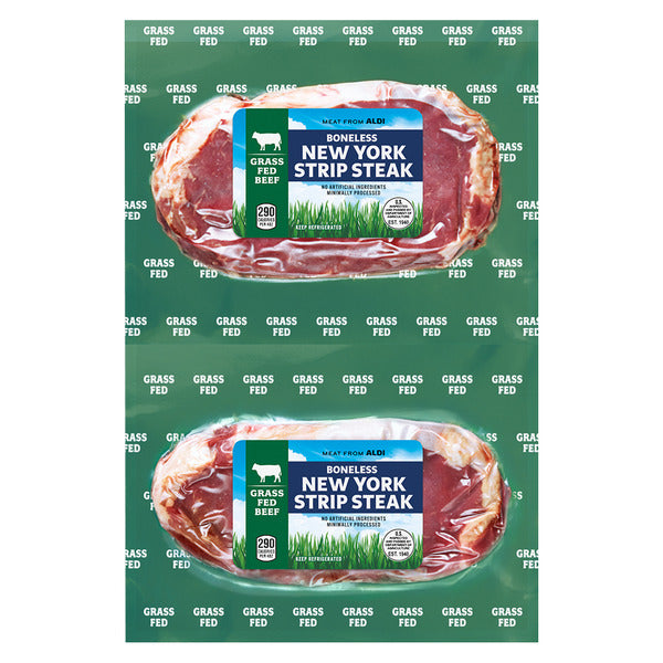 USDA Grass Fed Boneless New York Strip Steak, 1.56 lb