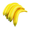 TAODAN 6pcs Fake Banana Artificial Yellow Bananas 7.8" Foam Simulated Simulation Fruit Model Decorative Food Home Party Decor