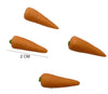 AIICraft Mini Carrots for Crafts 20 Vegetable Fresh Loose CarrotHandcrafted Decorative Home Garden