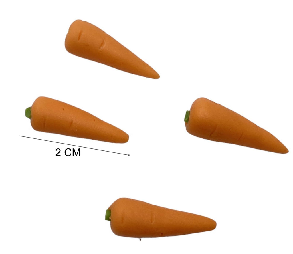 AIICraft Mini Carrots for Crafts 20 Vegetable Fresh Loose CarrotHandcrafted Decorative Home Garden