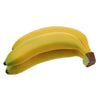 Woration Realistic Artificial 3 Heads Banana Bunch Lifelike Fruit Decor