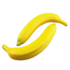 TAODAN 6pcs Fake Banana Artificial Yellow Bananas 7.8" Foam Simulated Simulation Fruit Model Decorative Food Home Party Decor