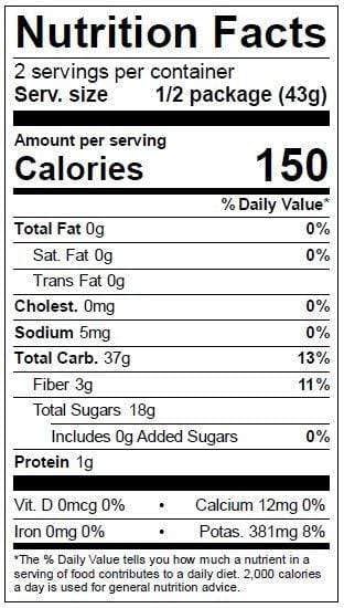 Melissa's Organic Dried Mango Slices, 3 packages (3 oz)