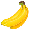 3 Heads Fake Banana, Artificial Plastic Bananas Bulk, Faux Bananas Bunch