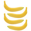 4 Pack Artificial Banana, Realistic Foam Fake Banana Fruit, Fake Food Model
