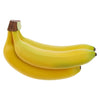 Woration Realistic Artificial 3 Heads Banana Bunch Lifelike Fruit Decor