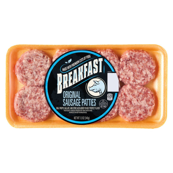 USDA Original Breakfast Sausage Patties 12 oz