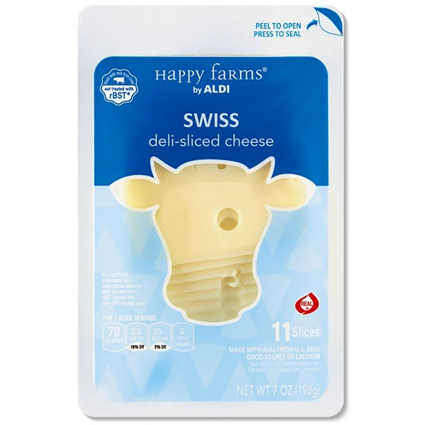Happy Farms Deli Sliced Swiss Cheese 11 ct