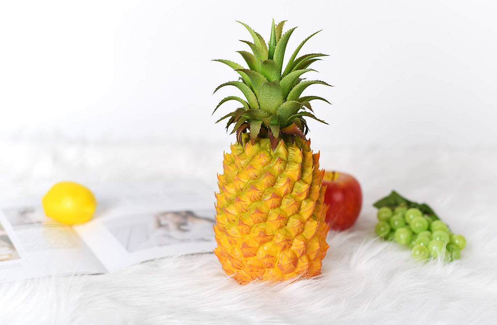 Lvydec Artificial Pineapple, Realistic Artificial Fruit Fake Pineapple for Home Cabinet Table Party Decoration (10.2")