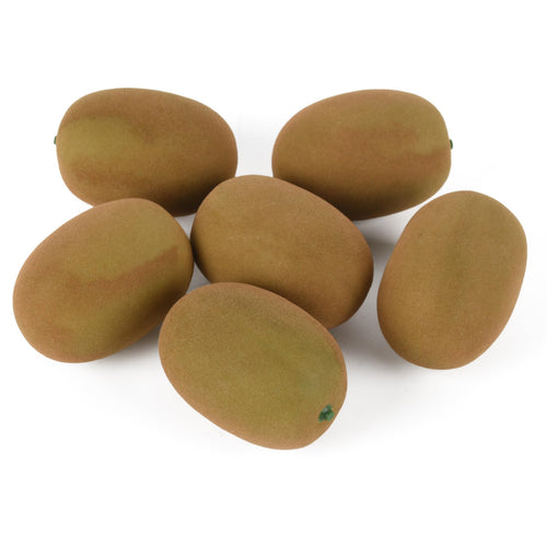 LUEYAO Fake Kiwi Fruit Yellow Lifelike for Kitchen Party Decor 6PCS