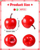 Liobelon 40 Pieces Mini Artificial Apples Mini Fake Apples