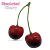 20PCS Realistic Artificial Cherries, Fake Fruit Decor - Lifelike Red Cherry for Kitchen, Party, Wedding, Table Centerpiece, Photography Props, DIY Crafts - Non-Toxic PVC, Bulk Fake Cherries