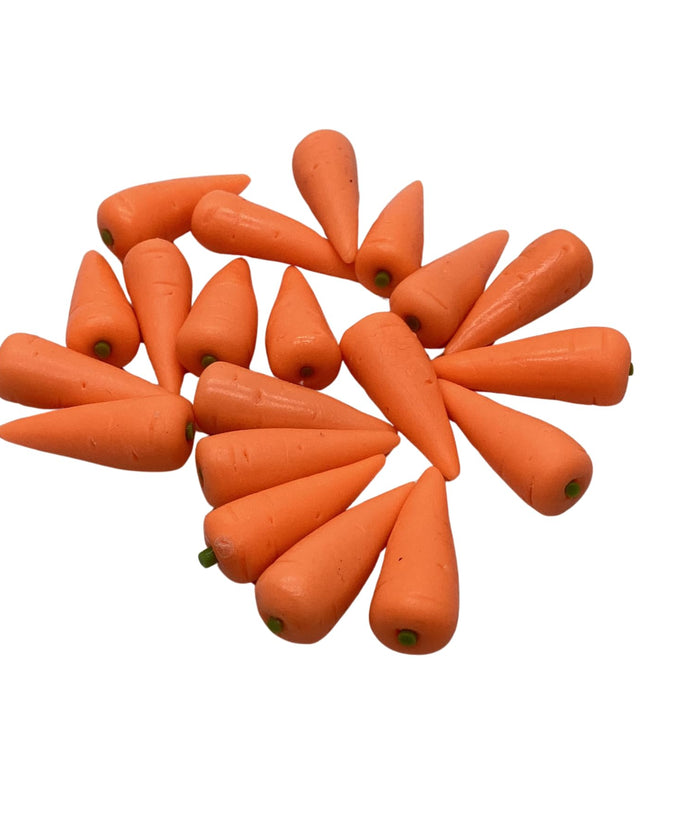 AIICraft Mini Carrots for Crafts 20 Vegetable Fresh Loose CarrotHandcrafted Decorative Home Garden